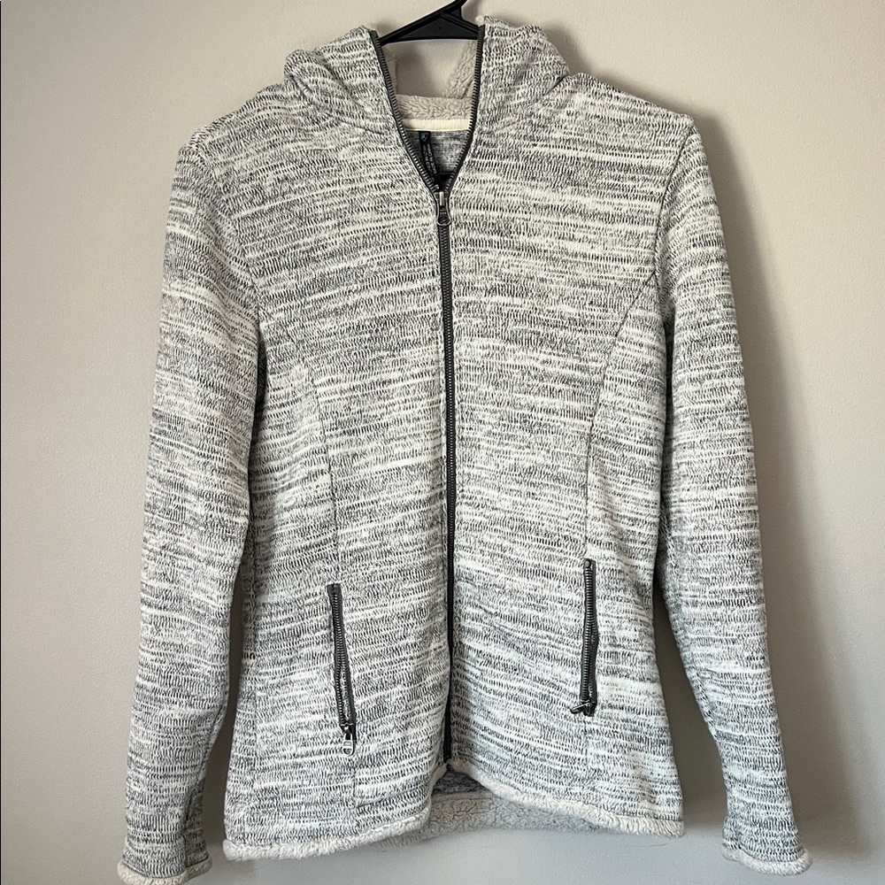 Kuhl Fleece Lined Women's Gray Zip-Up Utility Jacket